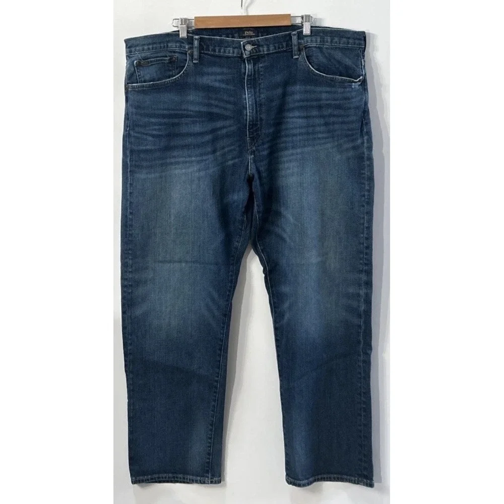 Mens Polo Ralph Lauren‎ Prospect Straight Jeans Big & Tall Sz 46B 46x30